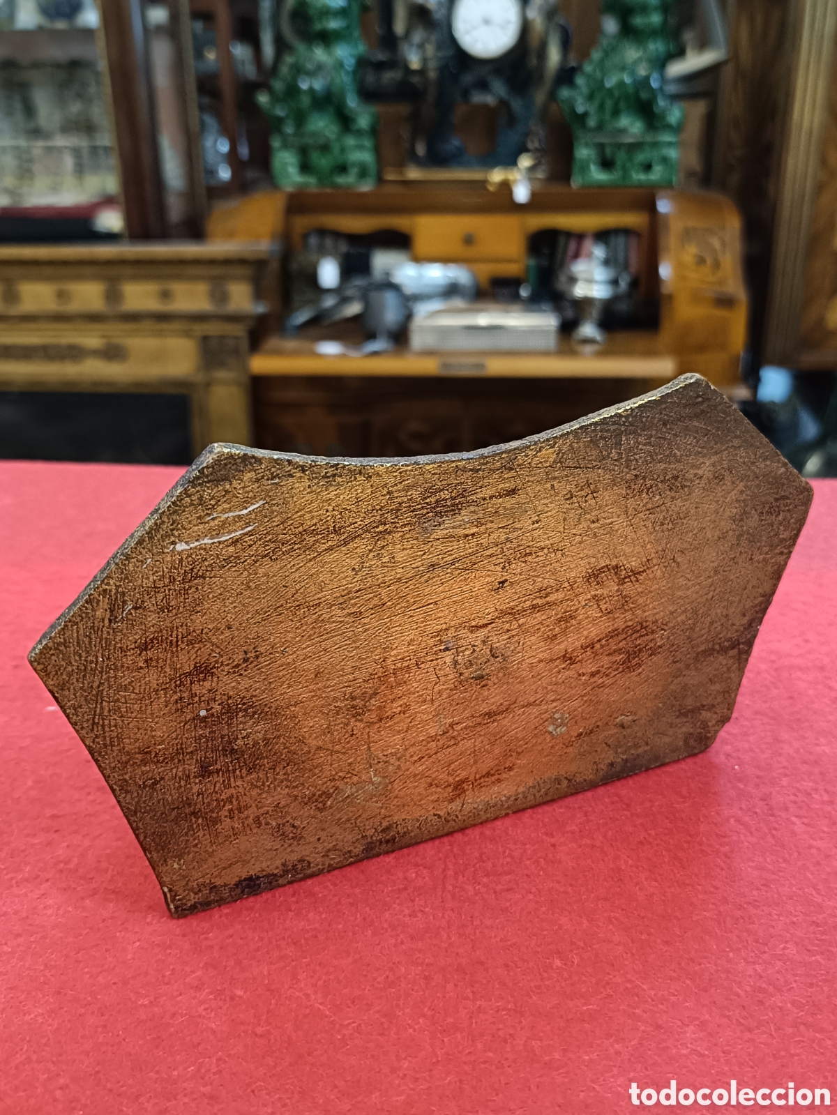 Antig&uuml;edades: ANTIGUA MENSULA MADERA Y PAN DE ORO. - Foto 2