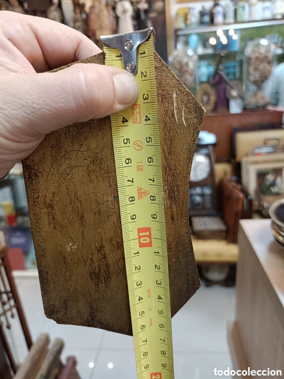 Antig&uuml;edades: ANTIGUA MENSULA MADERA Y PAN DE ORO. - Foto 6