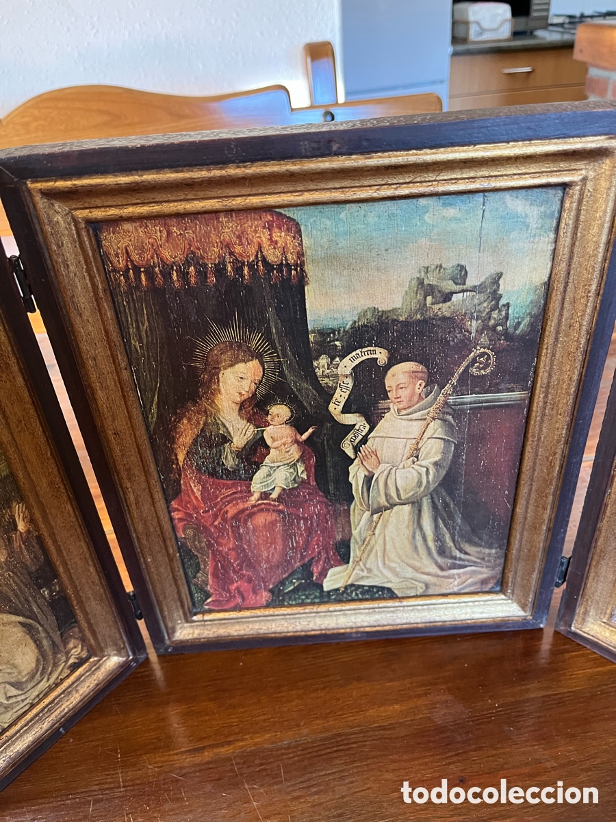 Antig&uuml;edades: Pintura al oleo sobre tabla - Foto 3