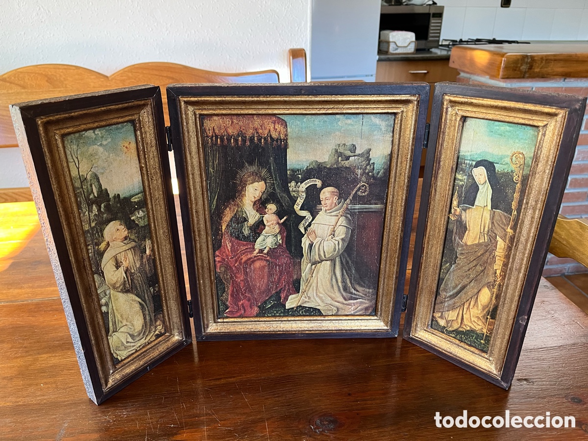 Antig&uuml;edades: Pintura al oleo sobre tabla - Foto 8