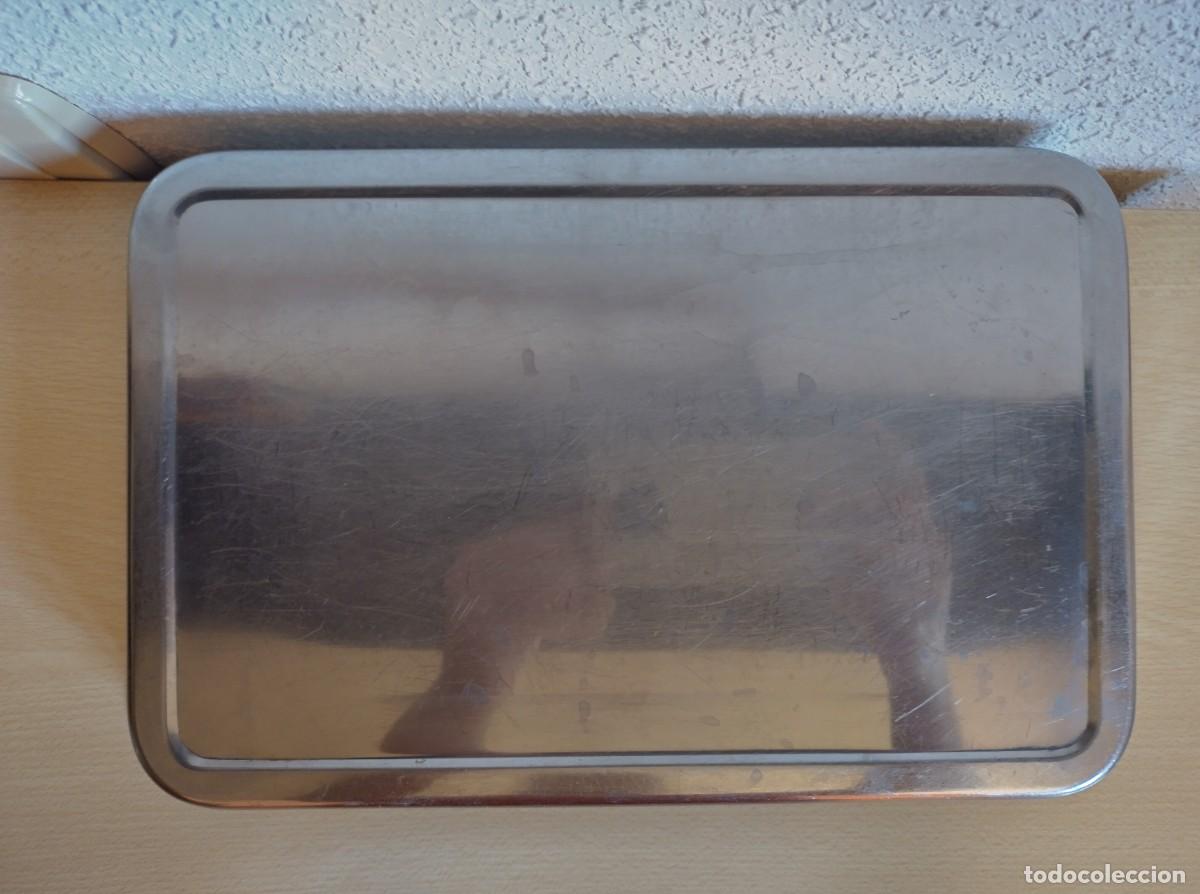 Antig&uuml;edades: FUENTE BANDEJA DE METAL RECTANGULAR - Foto 3