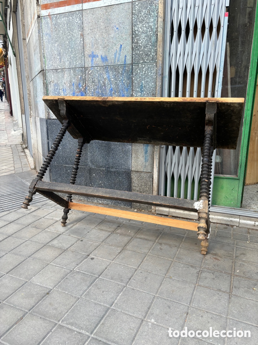 Antig&uuml;edades: Mesa Bargue&ntilde;era muy decorativa. - Foto 3