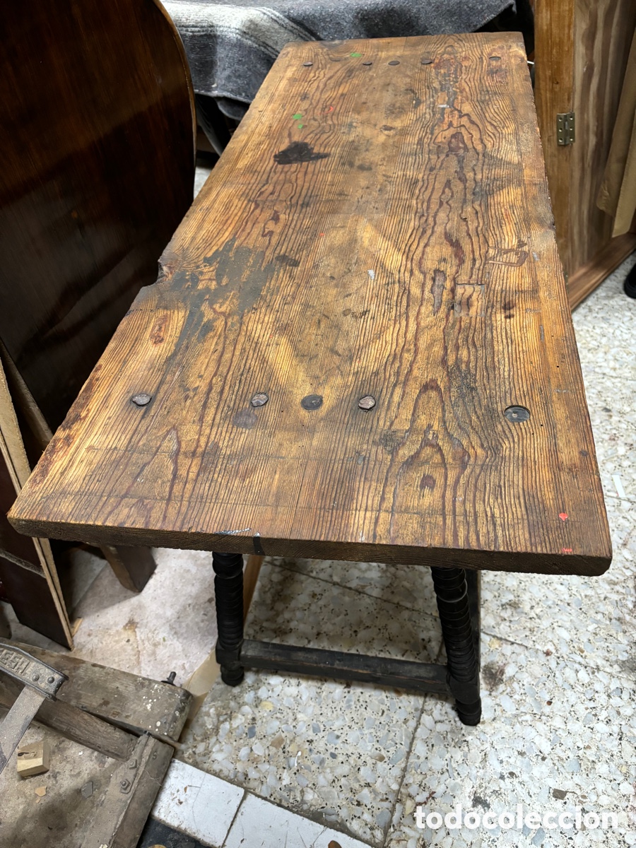 Antig&uuml;edades: Mesa Bargue&ntilde;era muy decorativa. - Foto 7