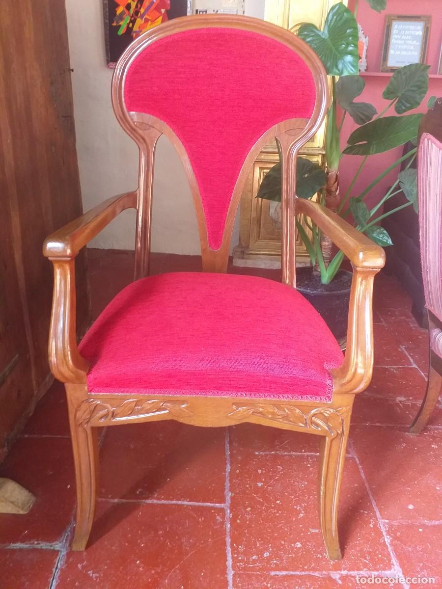 Antig&uuml;edades: Precioso sill&oacute;n modernista. - Foto 1
