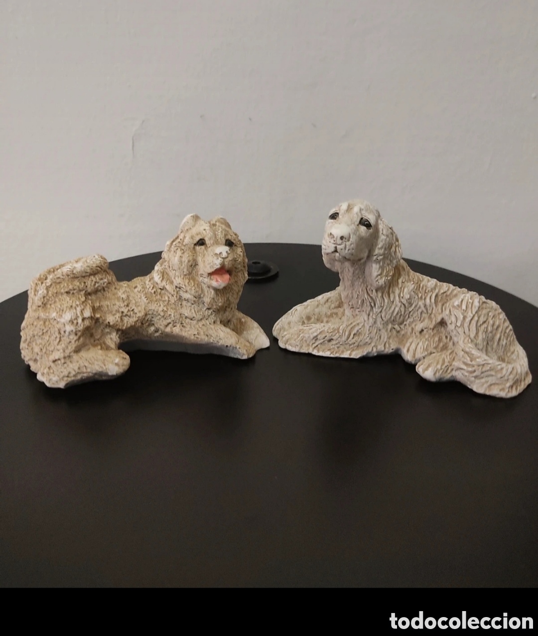 Antig&uuml;edades: Lote de Figuras de Perros Hechos a Mano - Foto 8