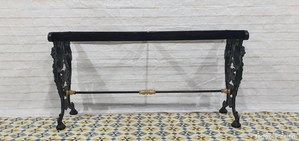 Antig&uuml;edades: Bastidor de mesa en hierro fundido - Foto 5