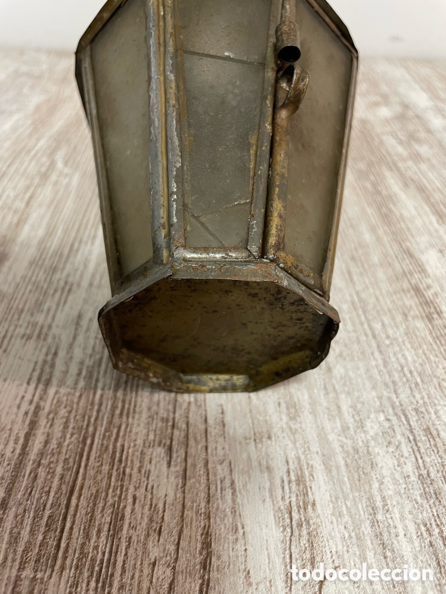 Antig&uuml;edades: FAROLILLO HOJALATA PEQUE&Ntilde;O - Foto 7