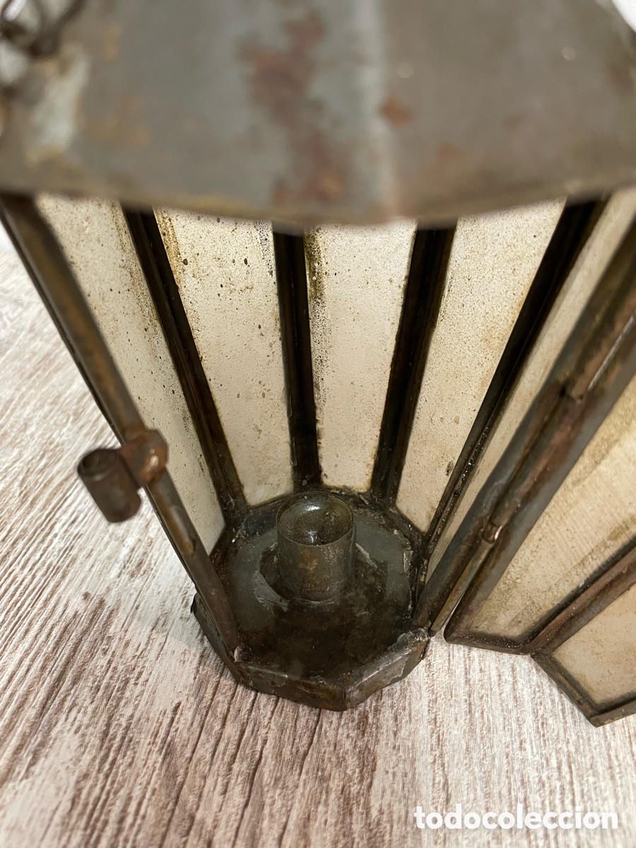 Antig&uuml;edades: FAROLILLO HOJALATA PEQUE&Ntilde;O - Foto 9