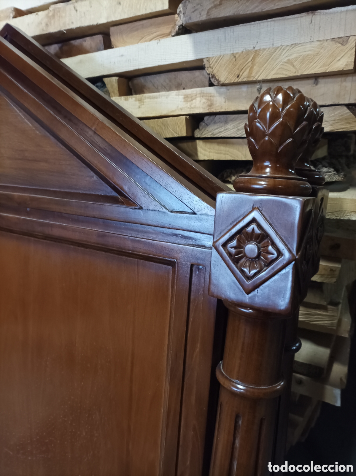 Antig&uuml;edades: Cabeceros en madera para camas de 90 - Foto 2