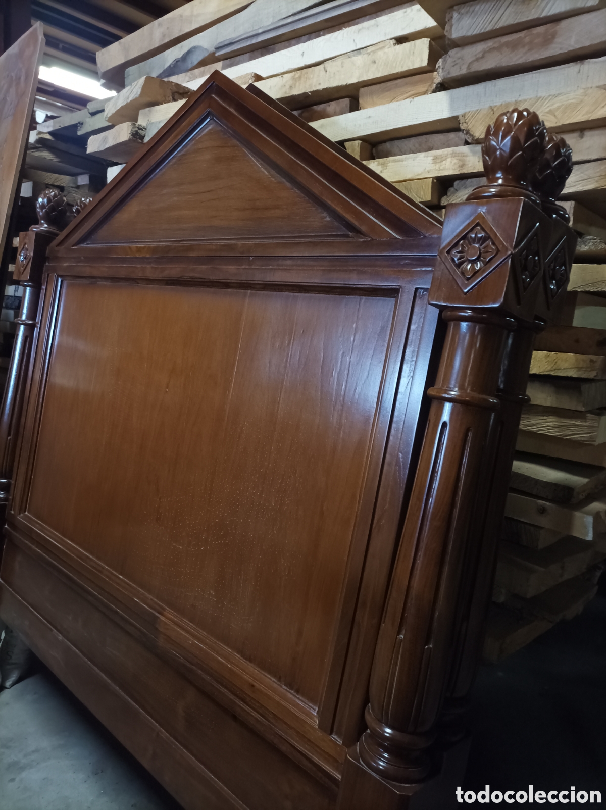 Antig&uuml;edades: Cabeceros en madera para camas de 90 - Foto 3