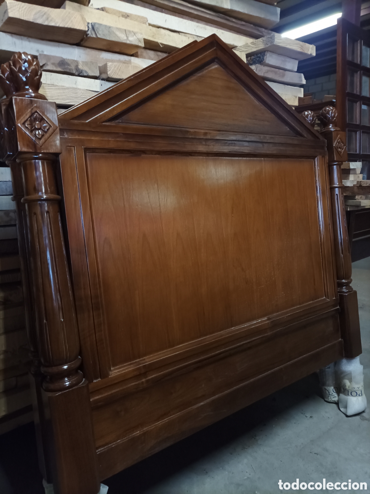 Antig&uuml;edades: Cabeceros en madera para camas de 90 - Foto 6