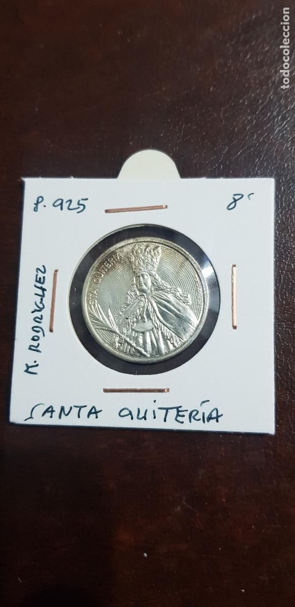 Antiguidades: SANTA QUITERIA- PLATA DE 925
