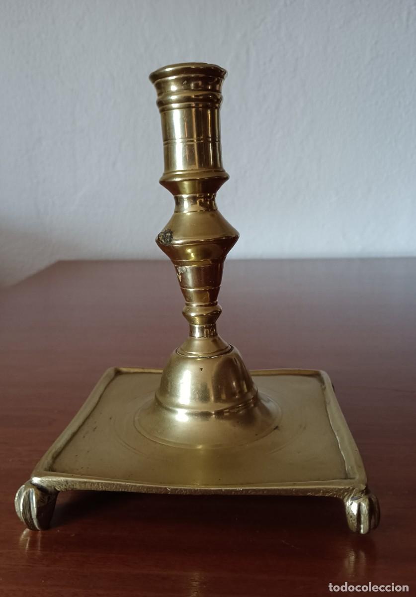 Antig&uuml;edades: CANDELABRO DE BRONCE SIGO XIX - Foto 3