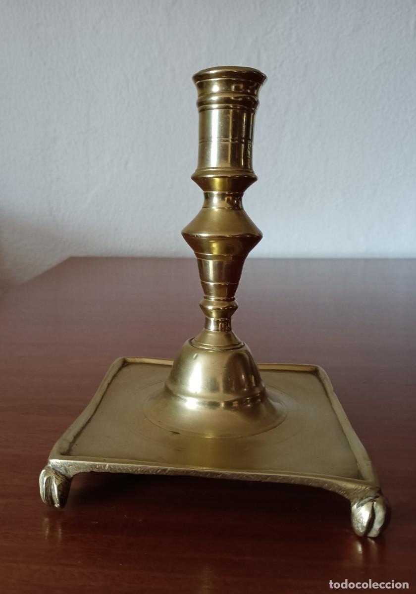 Antig&uuml;edades: CANDELABRO DE BRONCE SIGO XIX - Foto 4