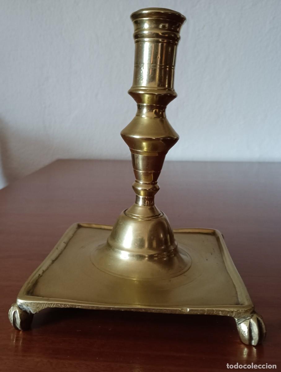 Antig&uuml;edades: CANDELABRO DE BRONCE SIGO XIX - Foto 5