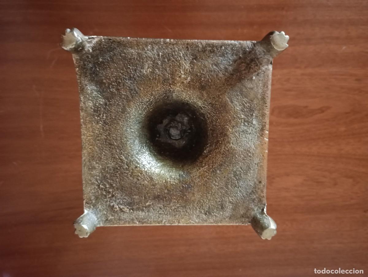 Antig&uuml;edades: CANDELABRO DE BRONCE SIGO XIX - Foto 7