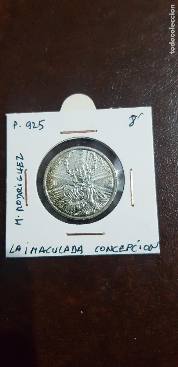 Antig&uuml;edades: LA IMACULADA CONCEPCION- PLATA DE 925