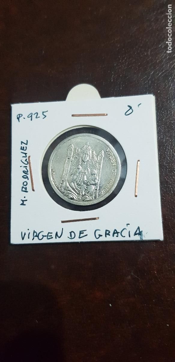 Antig&uuml;edades: VIRGEN DE GRACIA- PLATA DE 925 - Foto 1