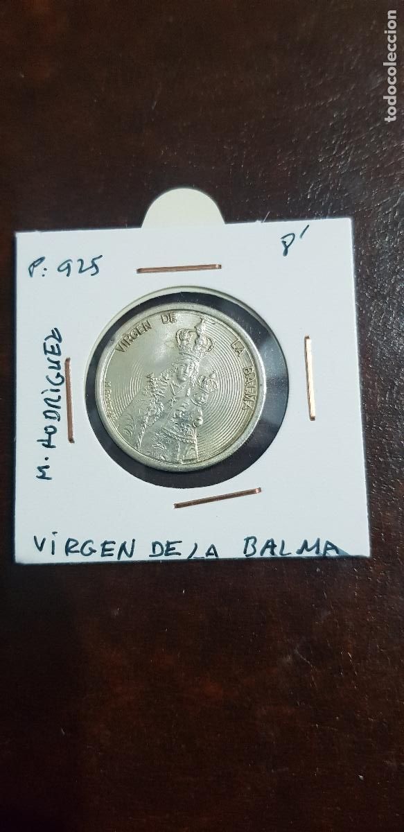 Antig&uuml;edades: VIRGEN DE LA BALMA- PLATA DE 925 - Foto 1