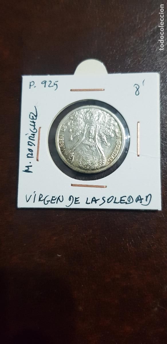 Antig&uuml;edades: VIRGEN DE LA SOLEDAD- PLATA DE 925 - Foto 1