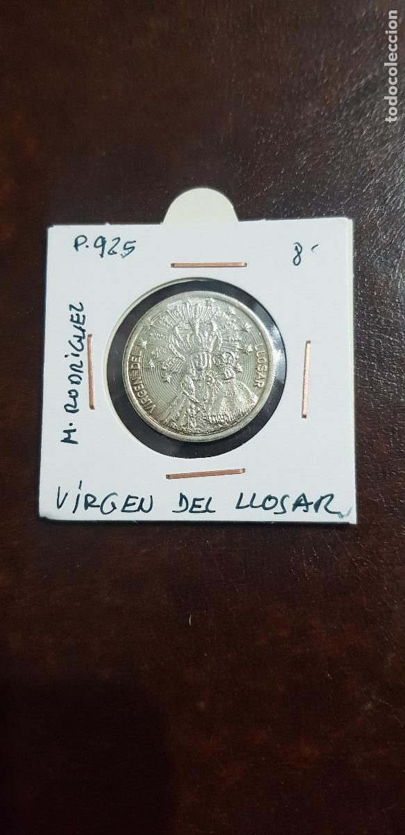 Antig&uuml;edades: VIRGEN DEL LLOSAR- PLATA DE 925 - Foto 1
