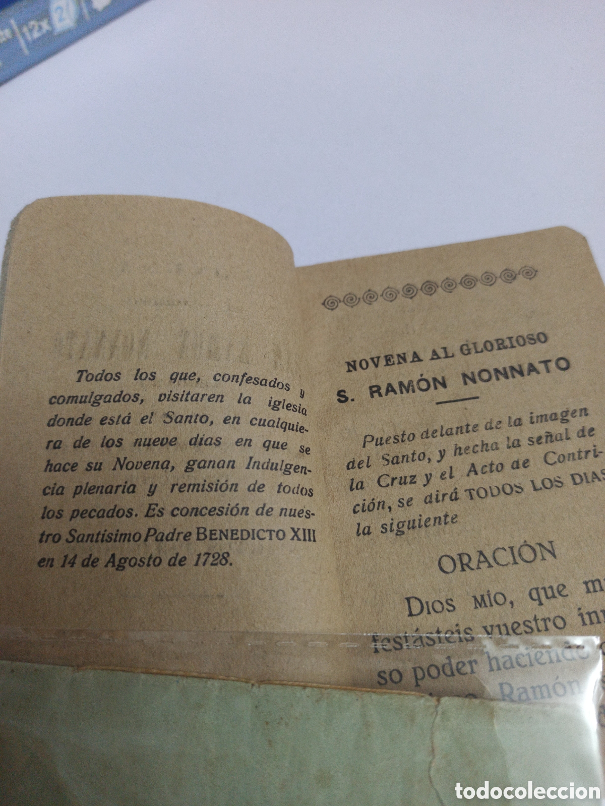 Antig&uuml;edades: Novena de 1728 nonnato - Foto 2