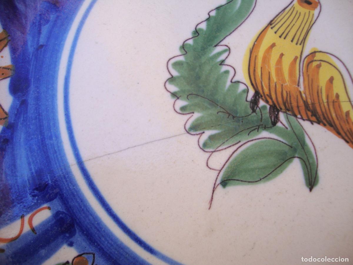 Antig&uuml;edades: antiguo plato de ceramica - Foto 5