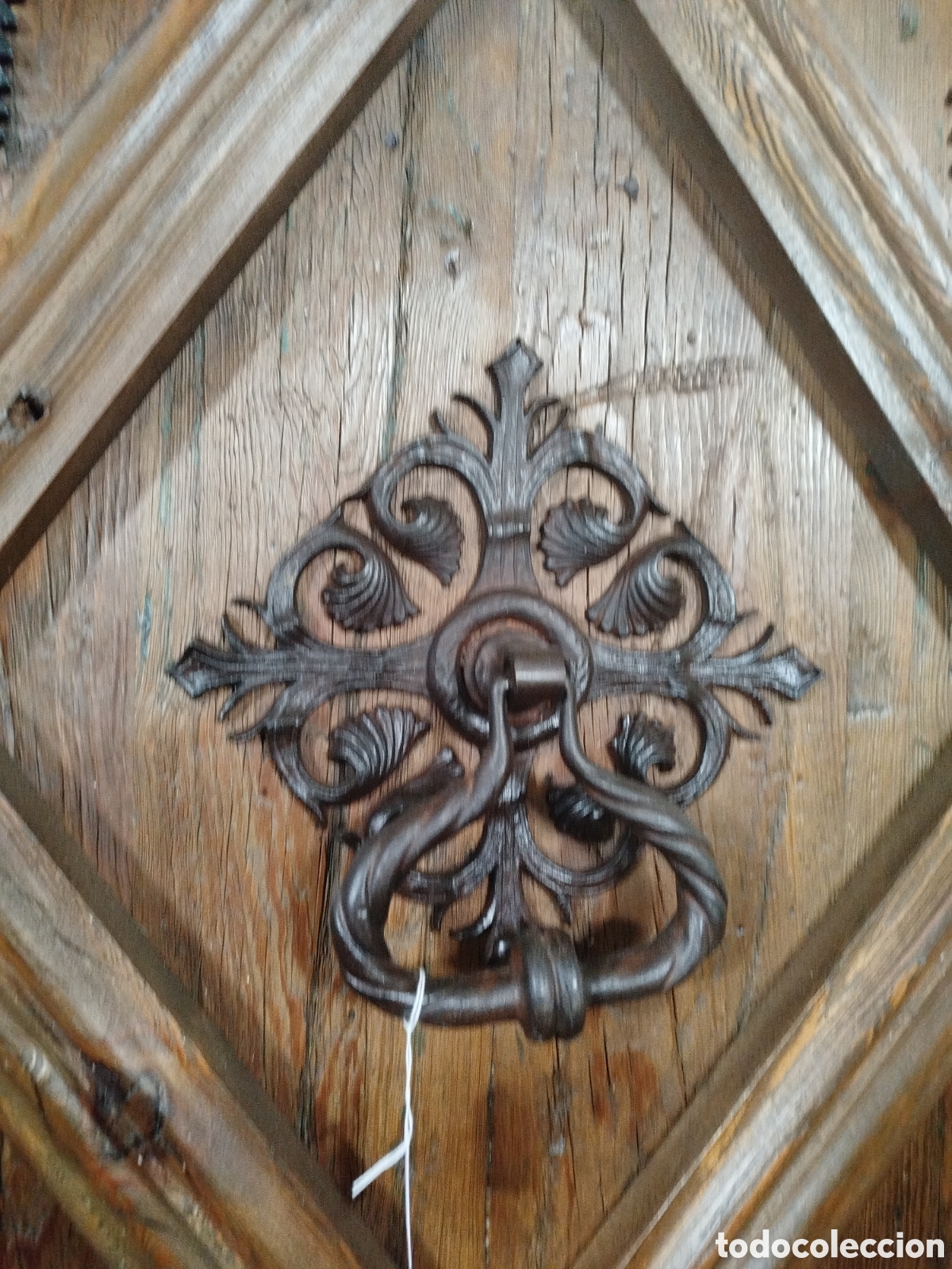 Antig&uuml;edades: Puerta con herrajes de forja - Foto 4