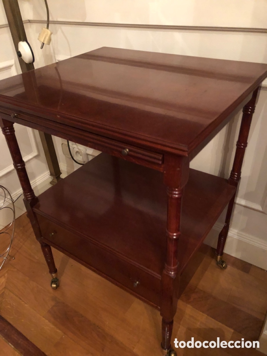 Antig&uuml;edades: Mueble bar madera de nogal - Foto 2