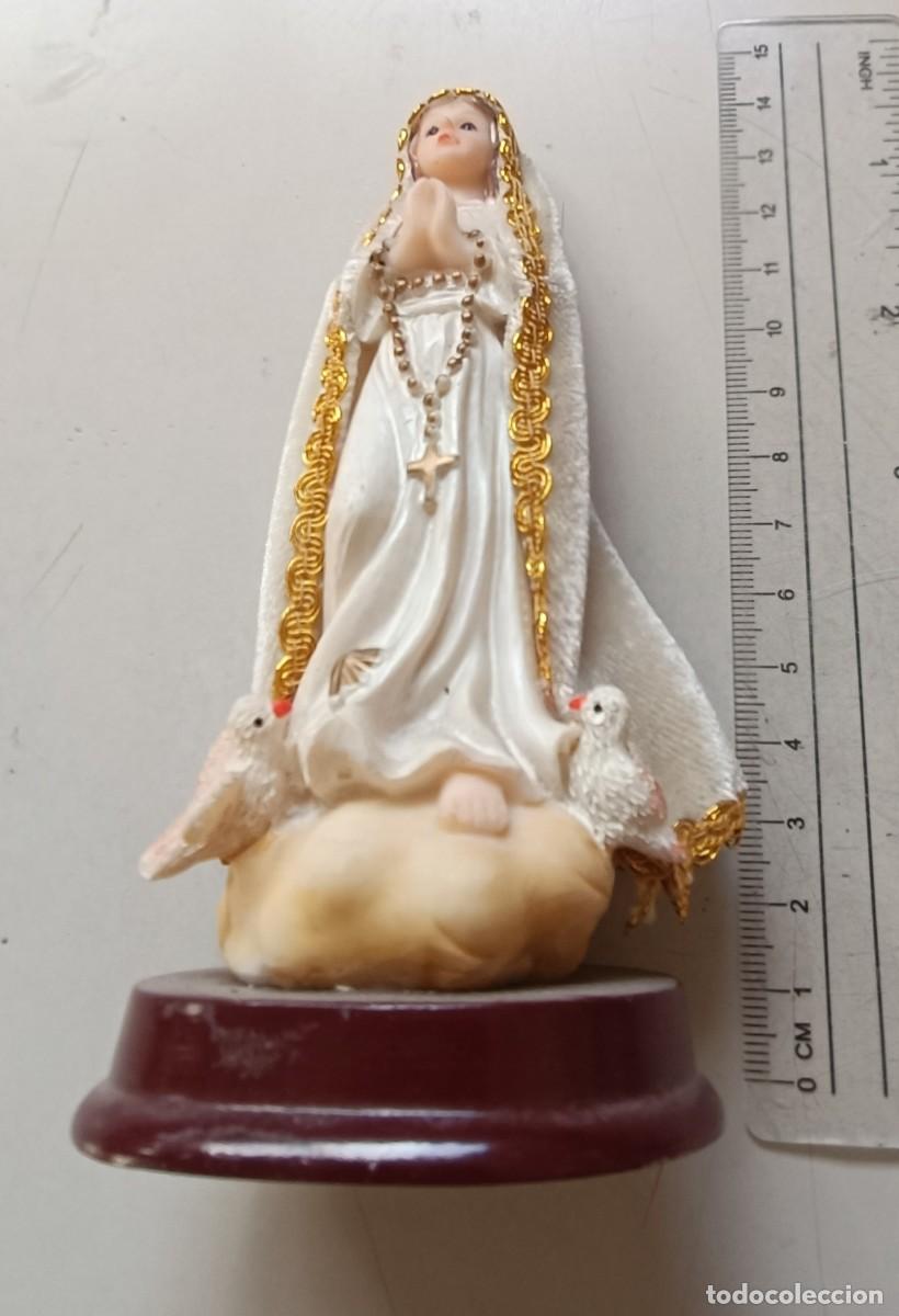 Antig&uuml;edades: Figura de la Virgen de F&aacute;tima - Foto 4
