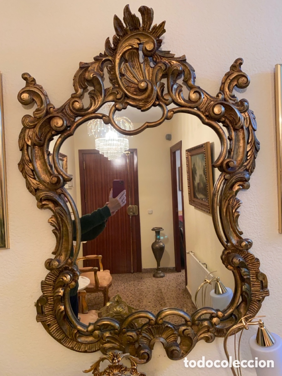 Antig&uuml;edades: Consola con espejo estilo Rococo - Foto 2