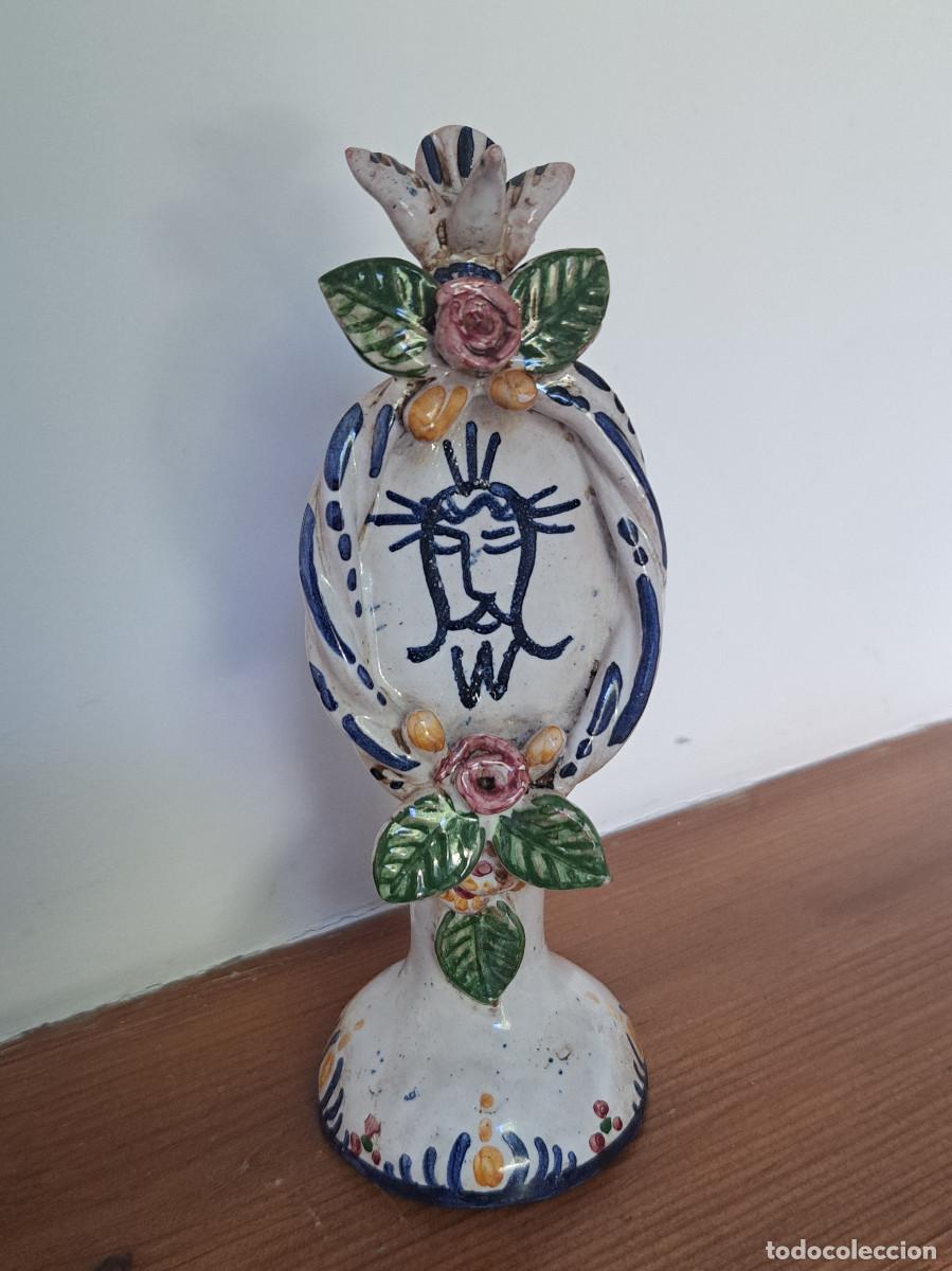 Antig&uuml;edades: LA SANTA FAZ - ALICANTE - CER&Aacute;MICA - MORAN BERRUTTI - 16,5 CMS. - CON CERTIFICADO FIRMADO