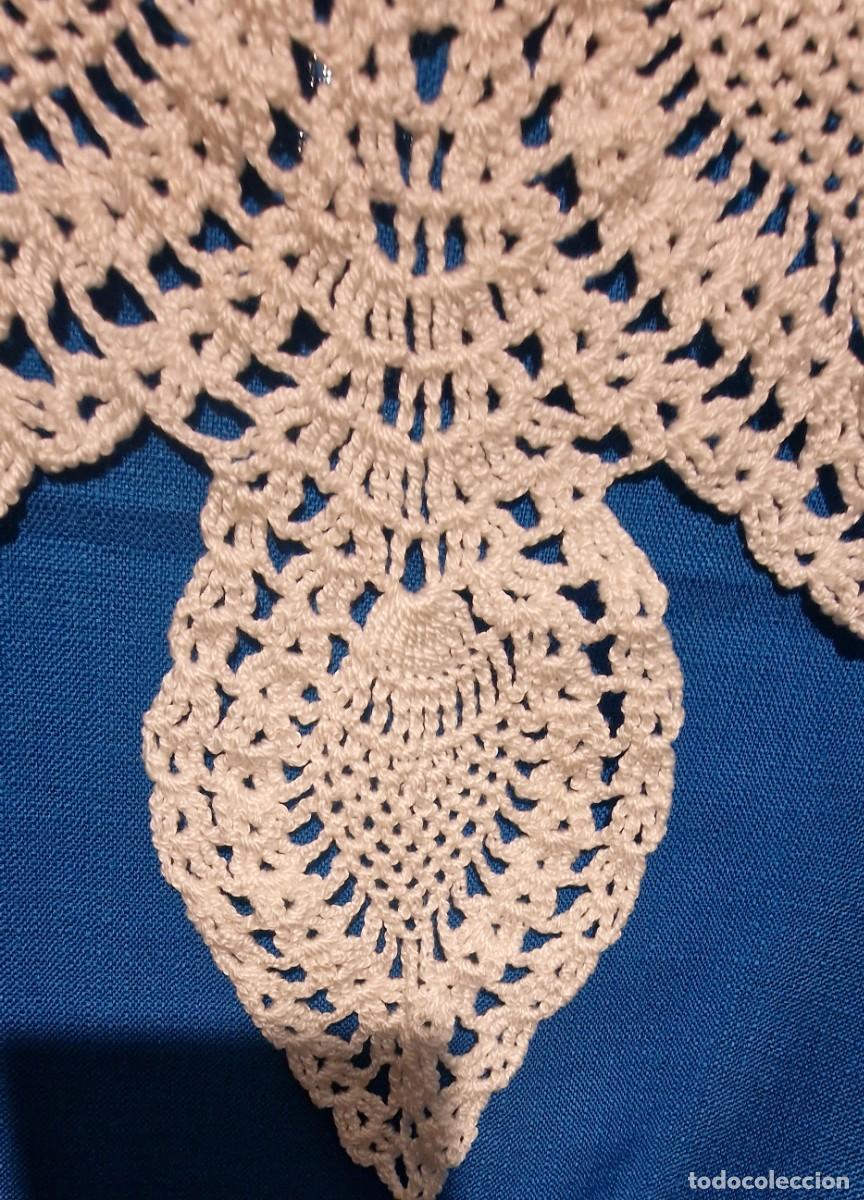 Antig&uuml;edades: antiguo cuello de crochet hecho a mano - Foto 2