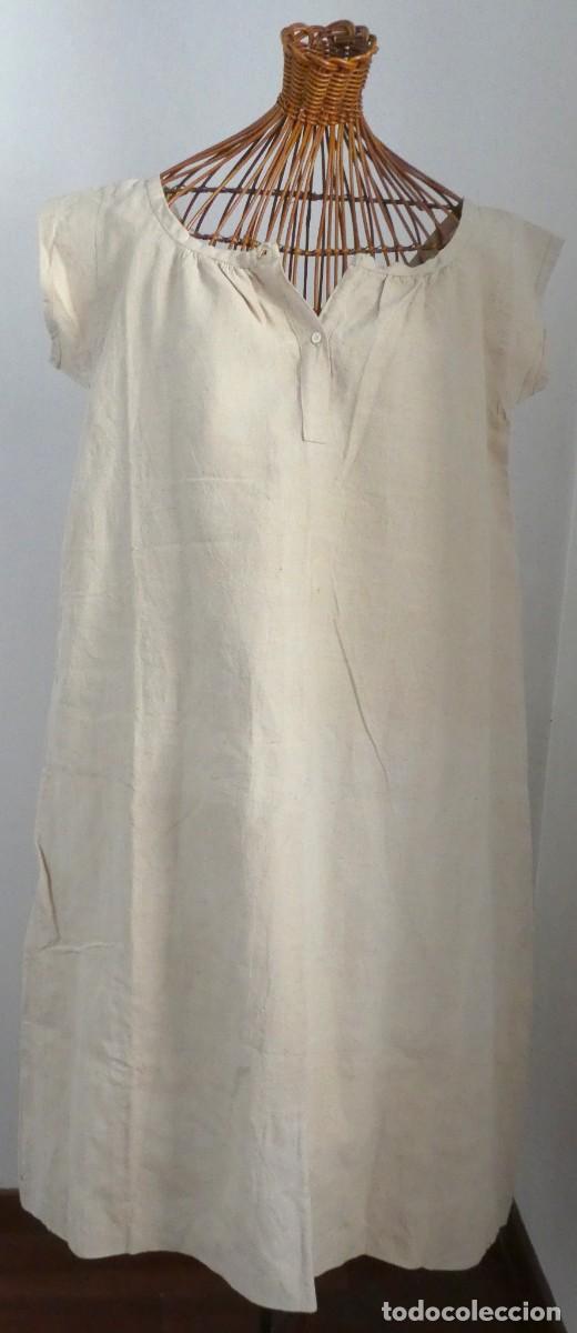 Antig&uuml;edades: ANTIGUO CAMIS&Oacute;N DE LINO S.XIX - Foto 3