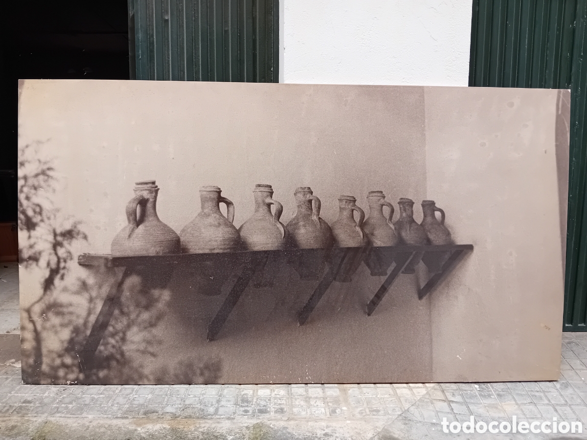 Antig&uuml;edades: Tabl&oacute;n botijos rusticos ceramicas grandes dimensiones - Foto 2