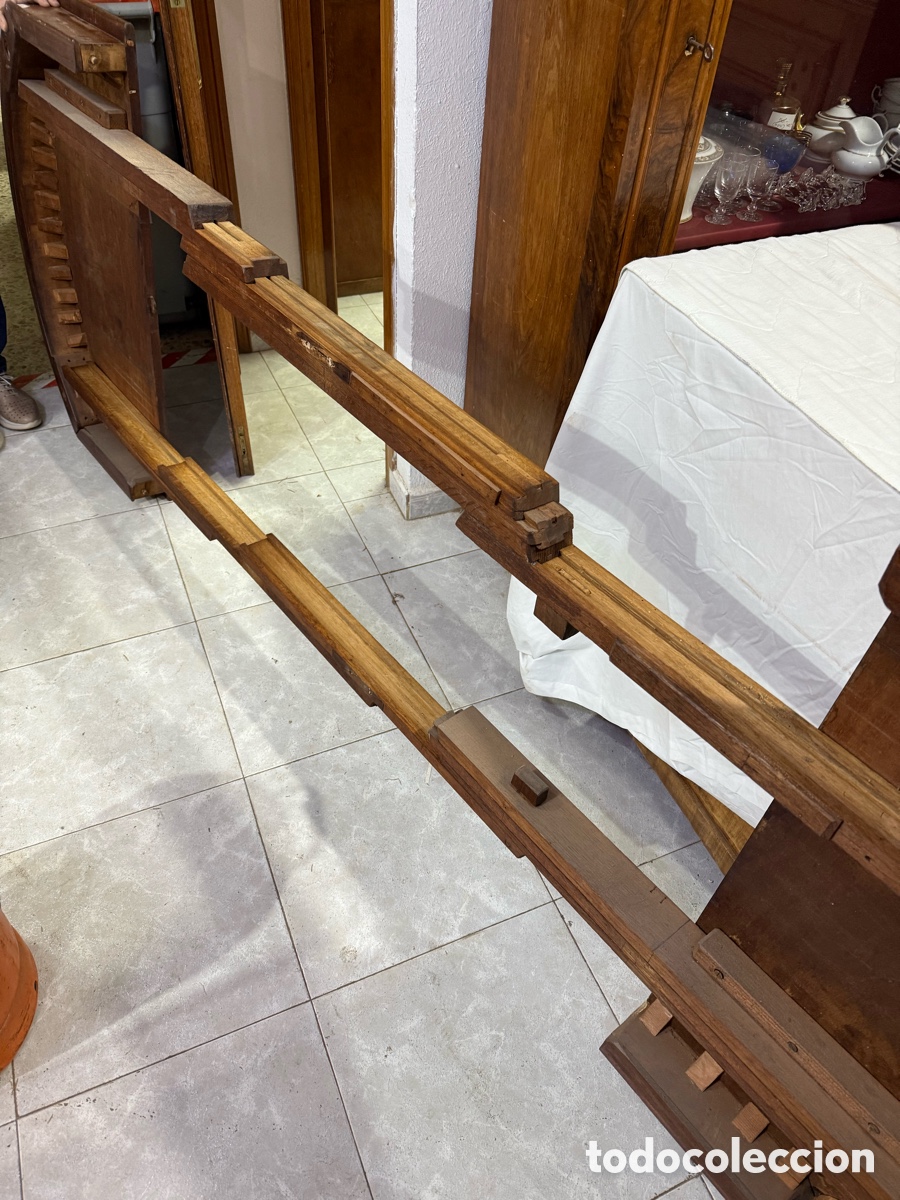 Antig&uuml;edades: Mesa comedor caoba rubia extensible - Foto 3