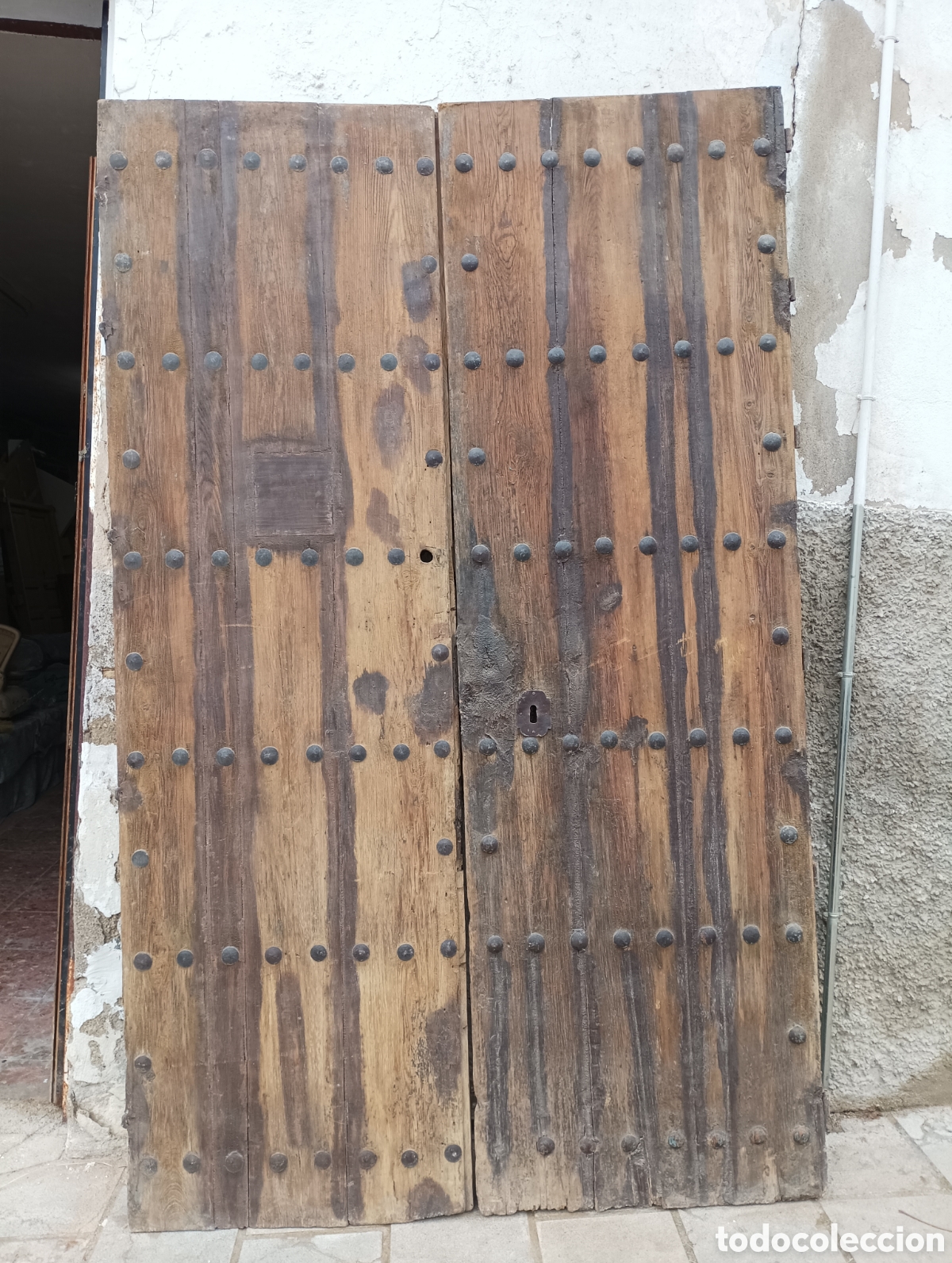 Antig&uuml;edades: PORTON ANTIGUO DE MADERA - Foto 6