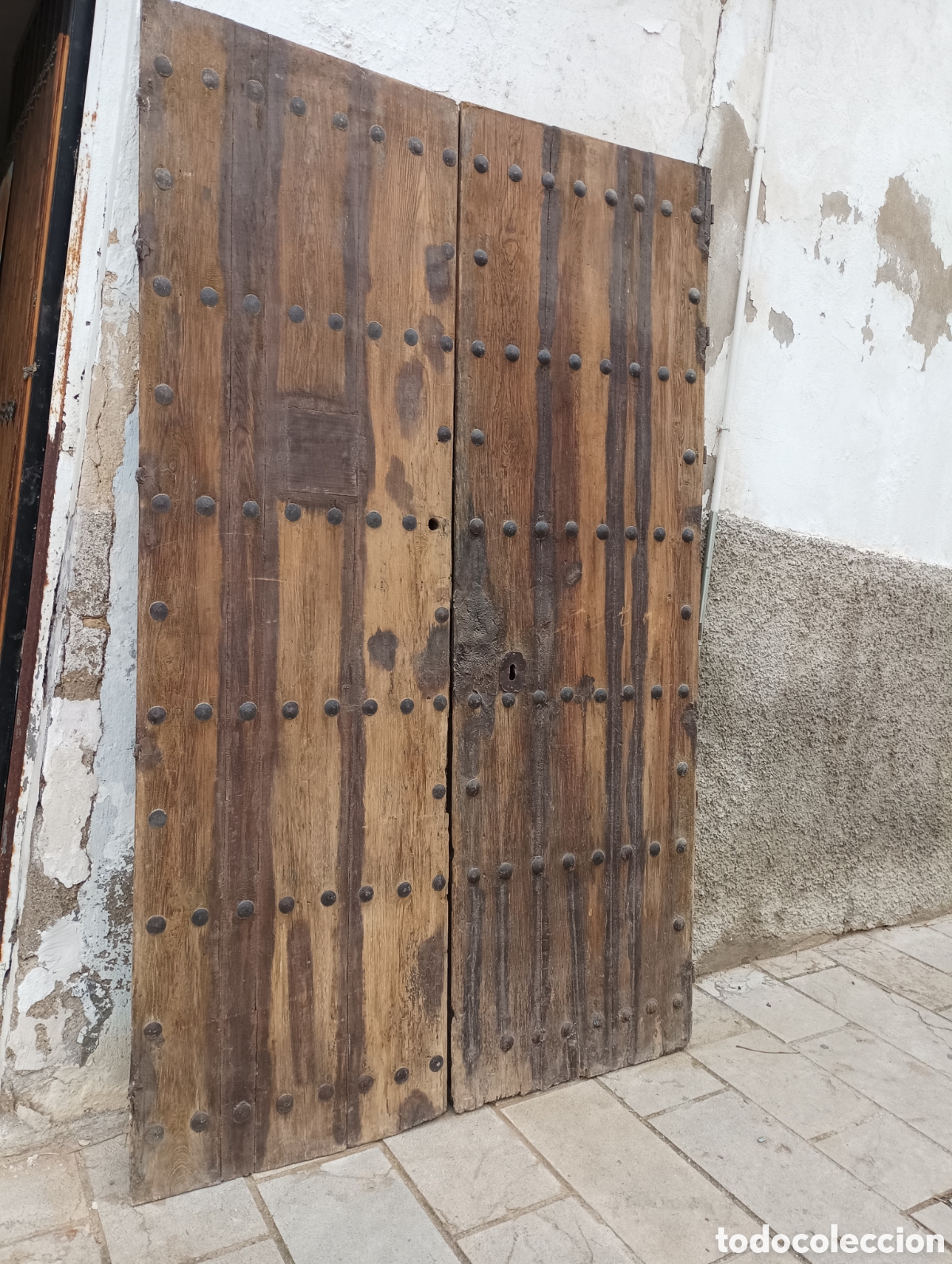Antig&uuml;edades: PORTON ANTIGUO DE MADERA - Foto 7