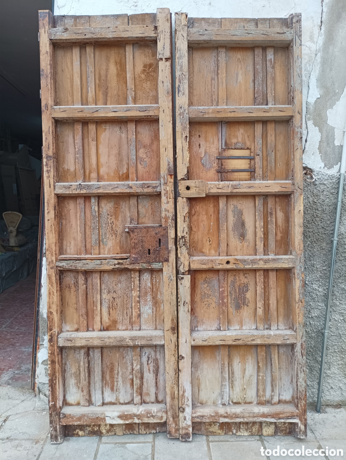 Antig&uuml;edades: PORTON ANTIGUO DE MADERA - Foto 8