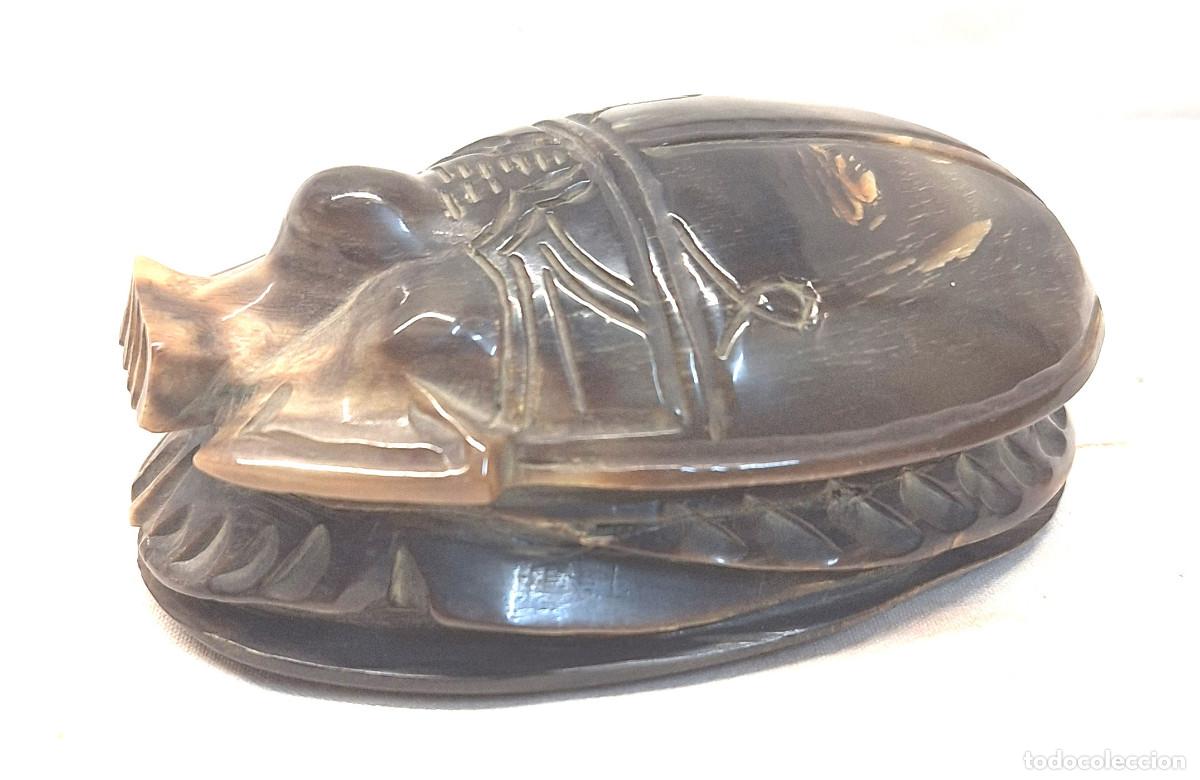 Antig&uuml;edades: Escarabajo roca Ra men Kepher Vida y Poder. Med. 11 cm - Foto 2