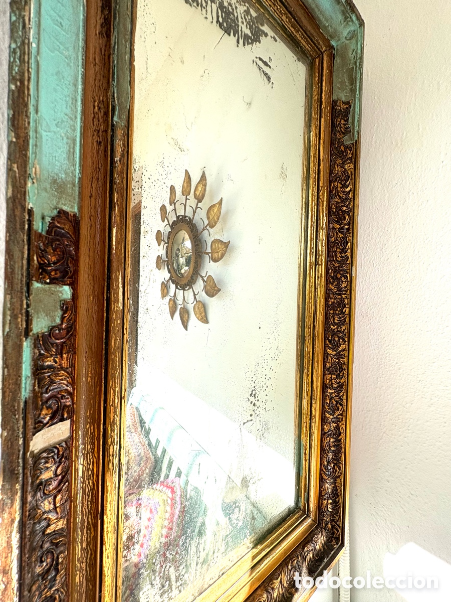 Antig&uuml;edades: ESPEJO ANTIGUO SOL FERROART. - Foto 9