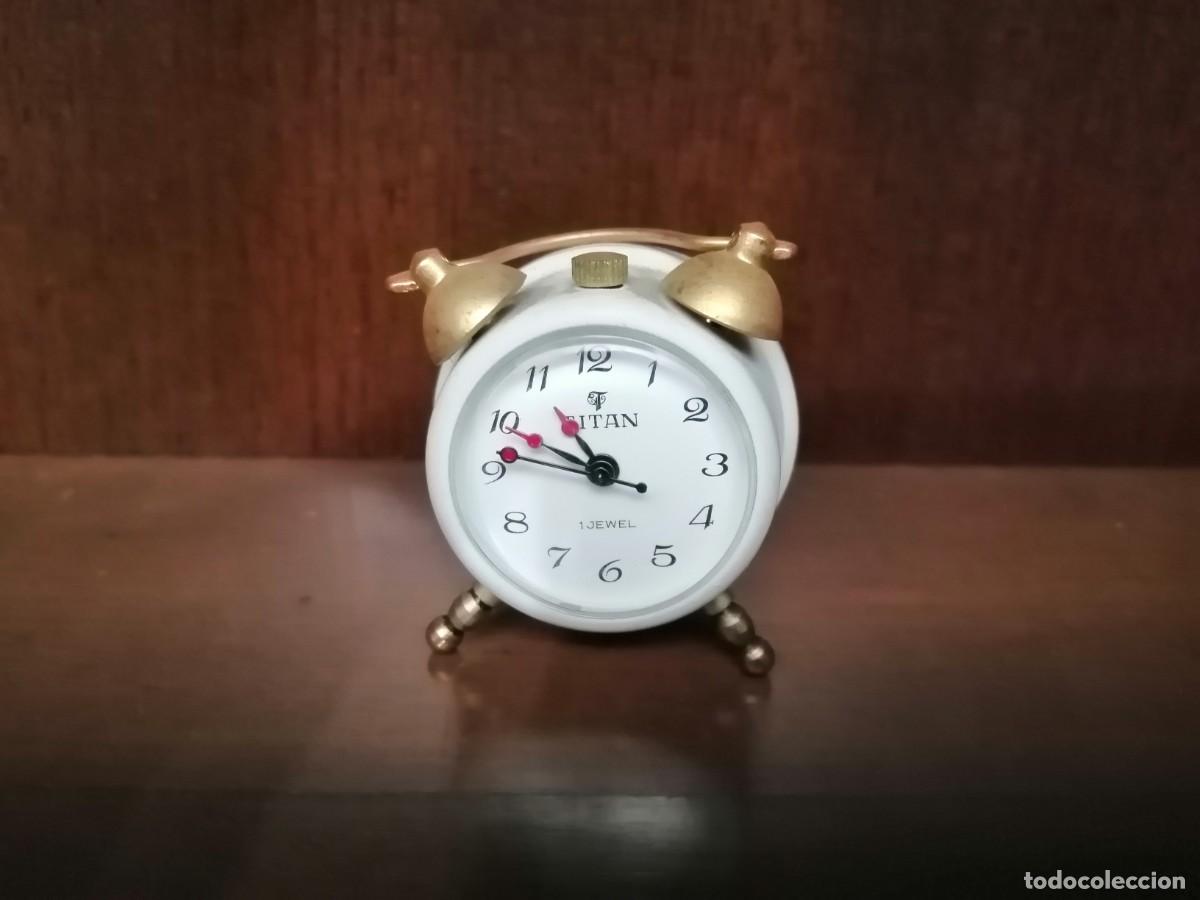 Antig&uuml;edades: MINI RELOJ CAMPANAS TIT&Aacute;N - Foto 1