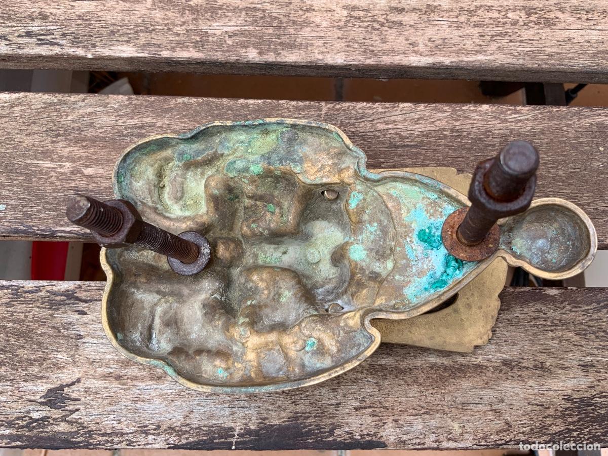 Antig&uuml;edades: LLAMADOR. CABEZA DE LE&Oacute;N. BRONCE. - Foto 9