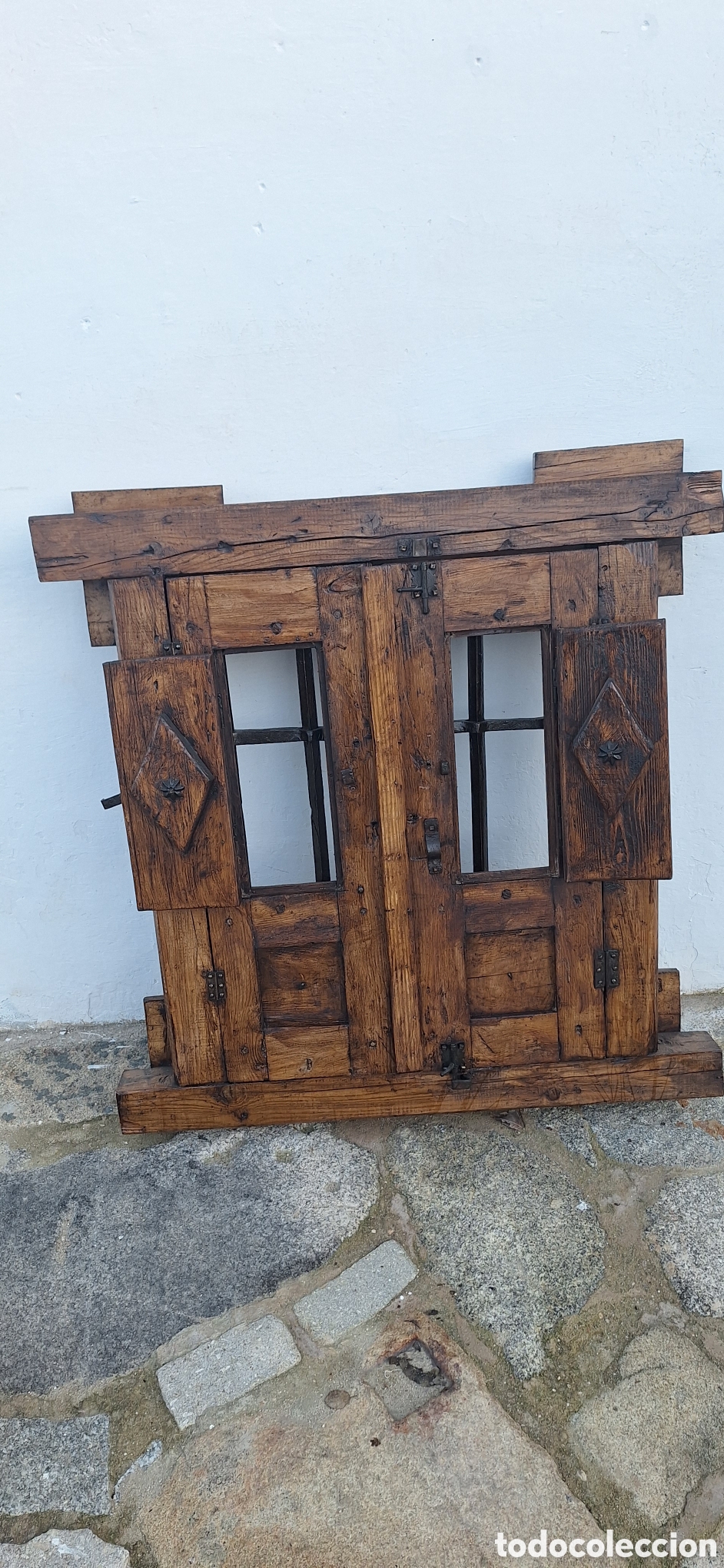 Antig&uuml;edades: Reja de madera y forja - Foto 2