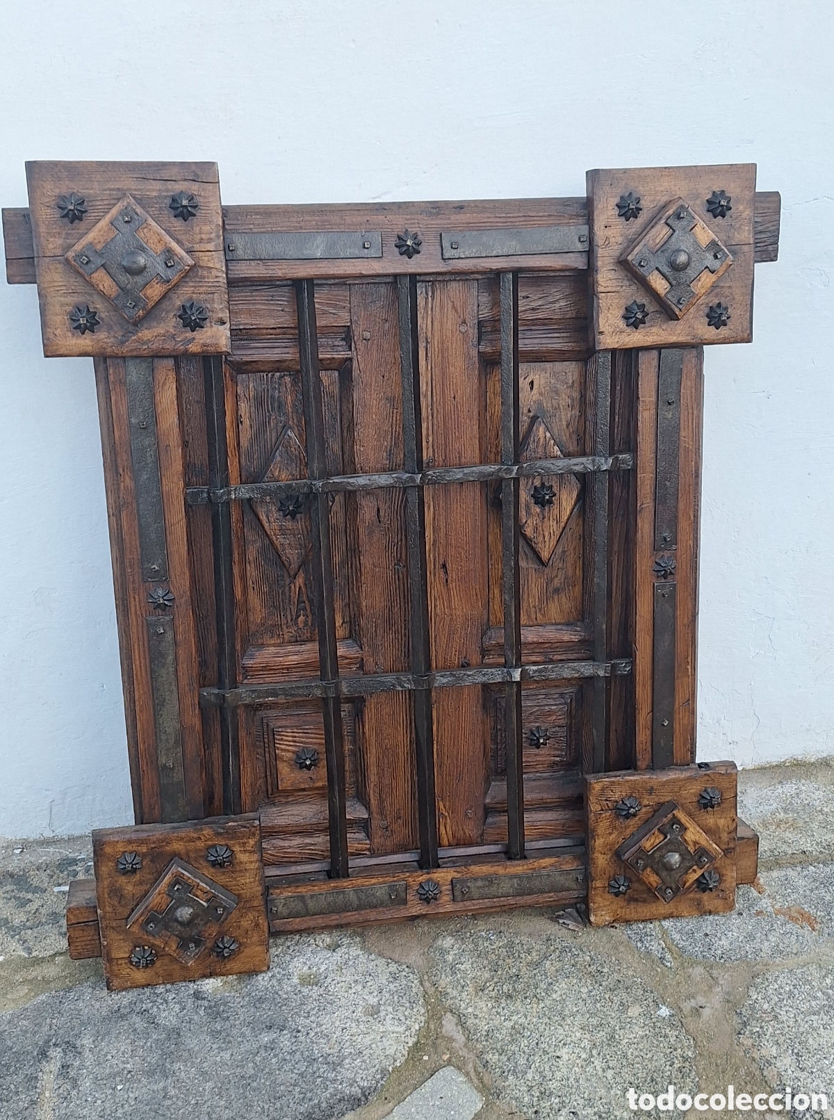 Antig&uuml;edades: Reja de madera y forja - Foto 3