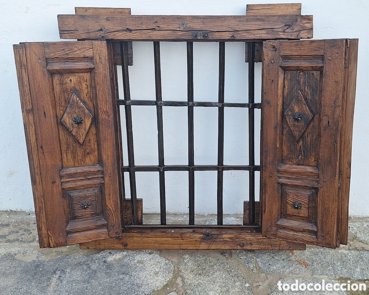 Antig&uuml;edades: Reja de madera y forja - Foto 4