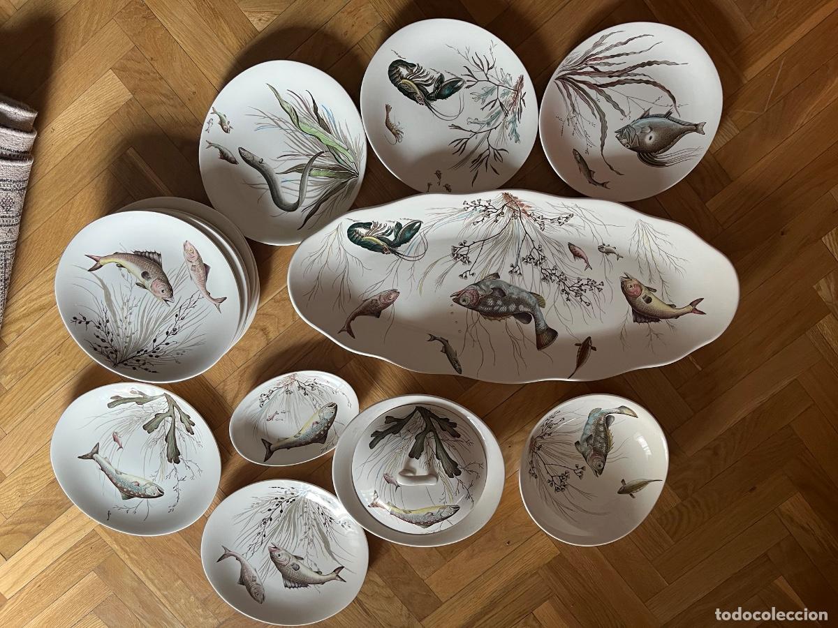 Antig&uuml;edades: Vajilla inglesa Johnson Bros Fish - Foto 3