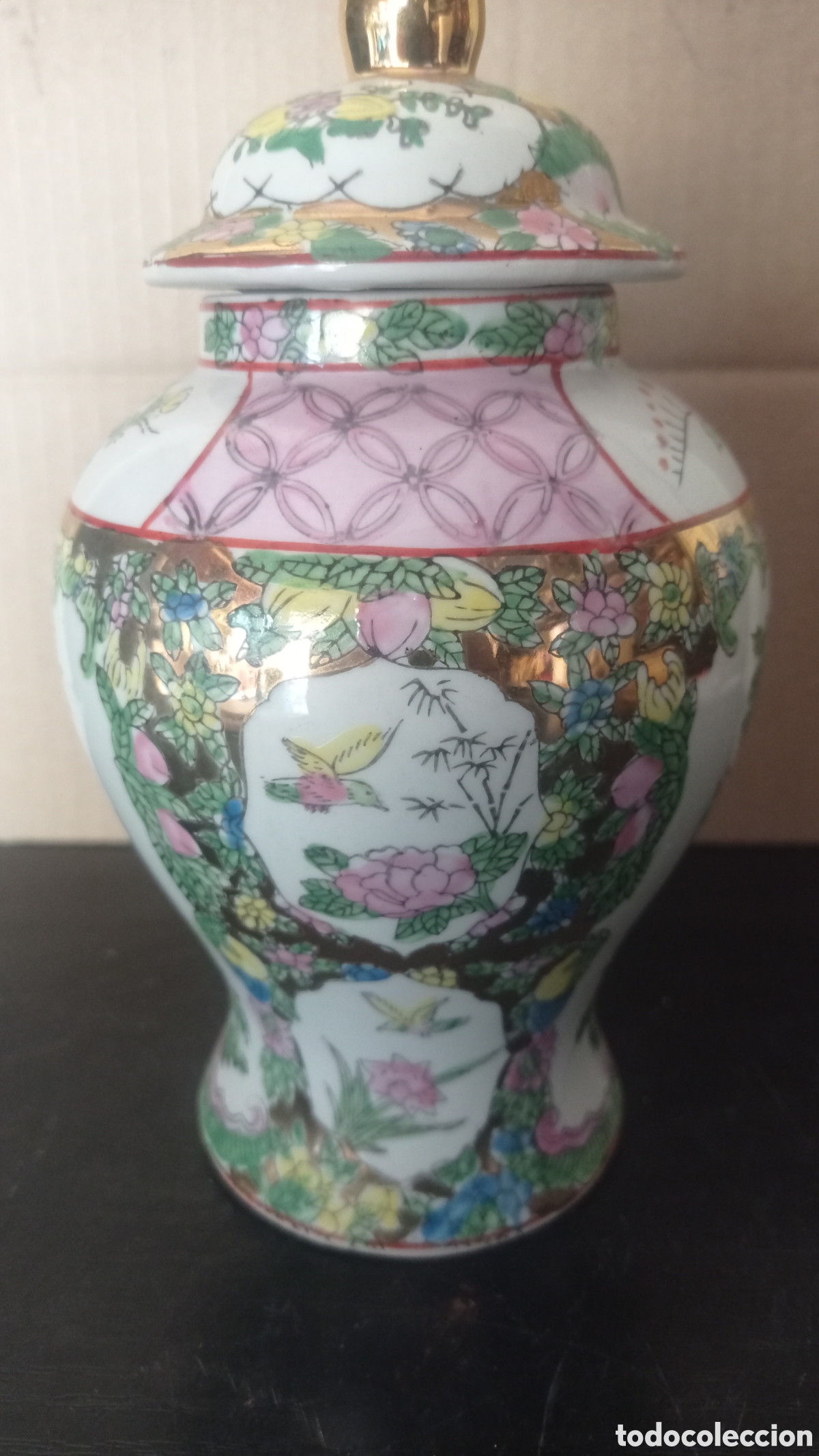 Antig&uuml;edades: Jarr&oacute;n Tibor de porcelana - Foto 3