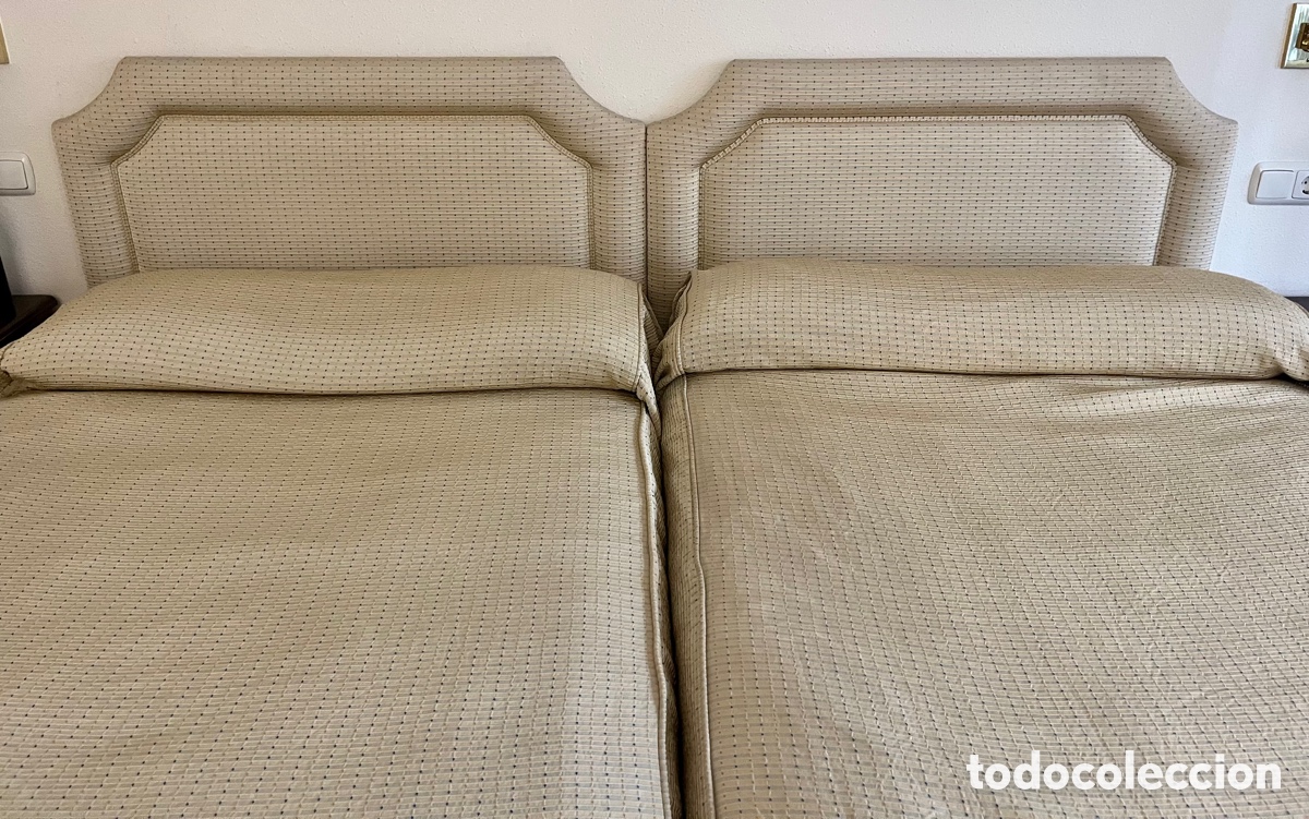 Antig&uuml;edades: Cabecero de cama y colcha a juego - Foto 5
