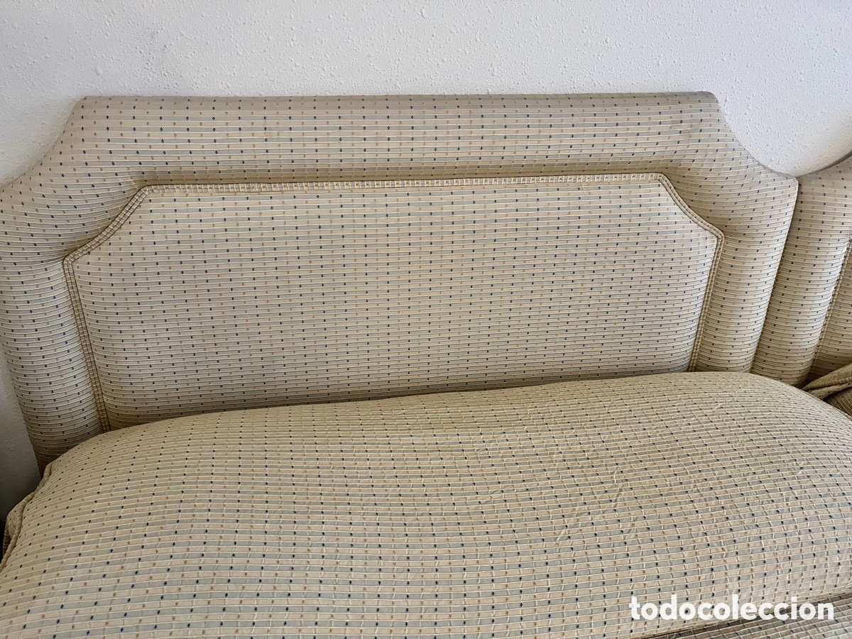 Antig&uuml;edades: Cabecero de cama y colcha a juego - Foto 1